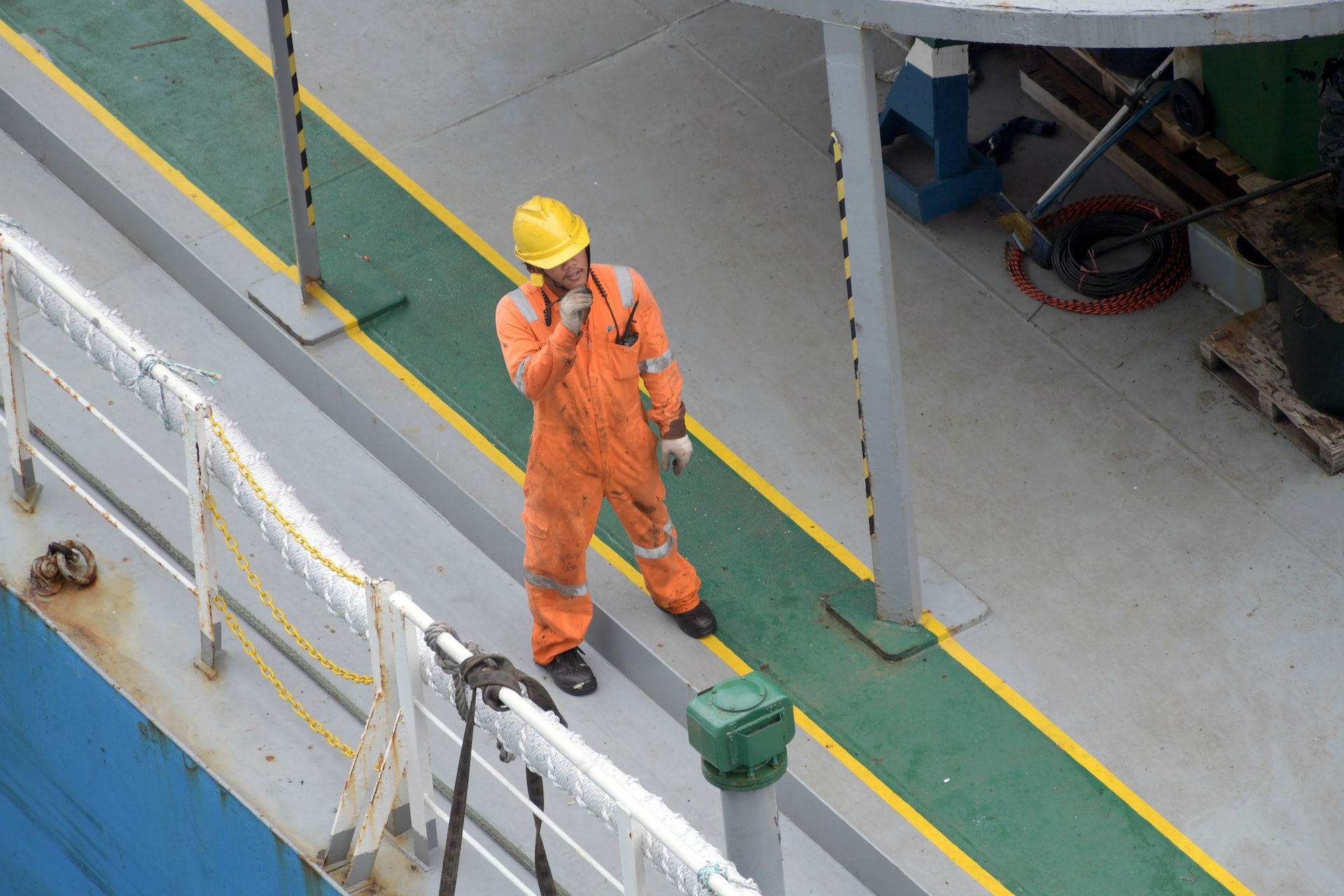 A structural engineer inspecting a building with RAAC panels