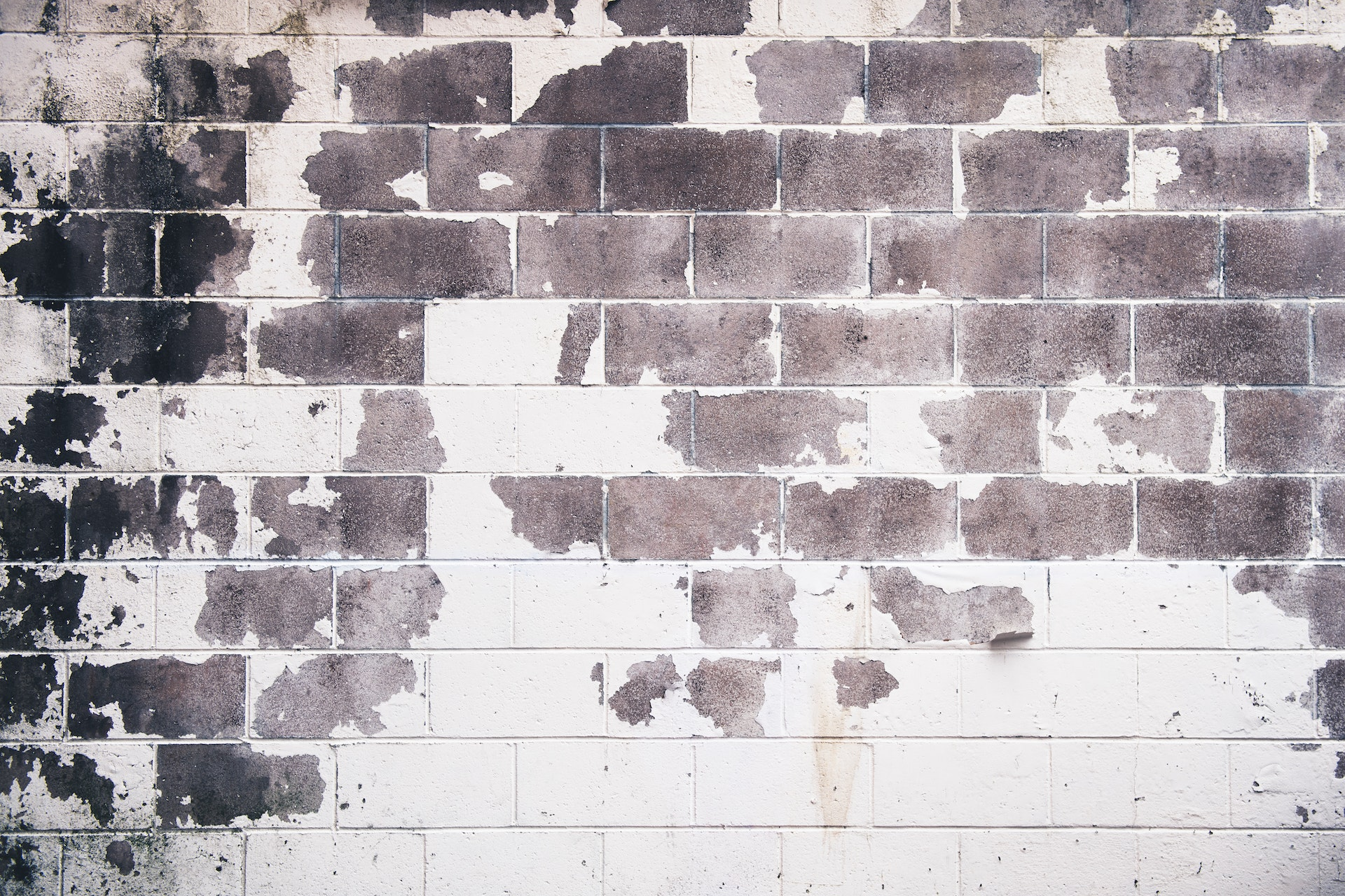 Image of a brick wall with spalling bricks